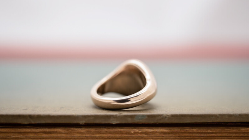 【Regular item】Oval Signet ring(9ct Gold)5 【Regular item】Oval Signet ring(9ct Gold)5