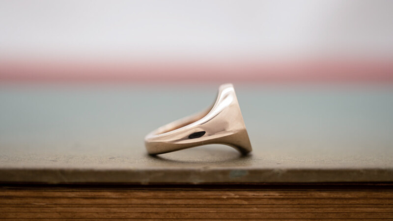 【Regular item】Oval Signet ring(9ct Gold)6 【Regular item】Oval Signet ring(9ct Gold)6