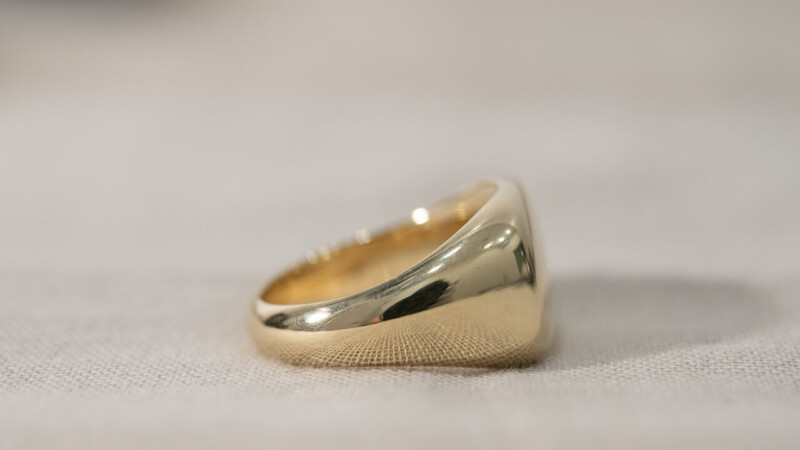 【Bespoke Order】Square pukku-ring(brass)7
