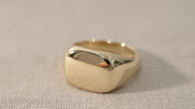 【Bespoke Order】Square pukku-ring(brass)1