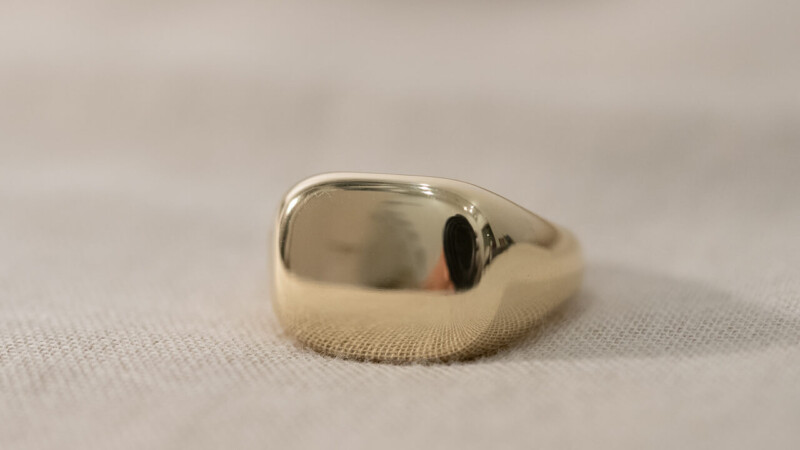 【Bespoke Order】Square pukku-ring(brass)9