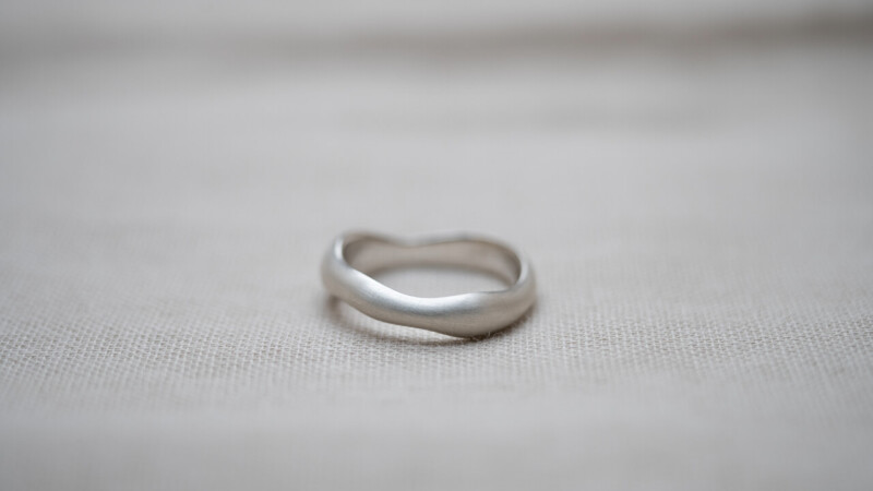 【Semi-custom made】utakata-ring wide ver.(Sv925)3