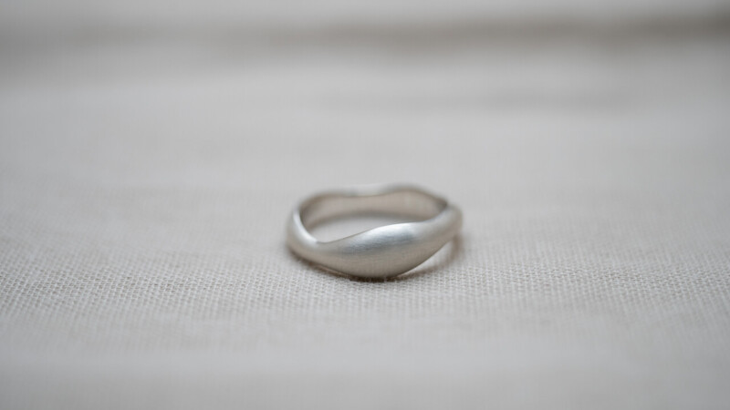 【Semi-custom made】utakata-ring wide ver.(Sv925)